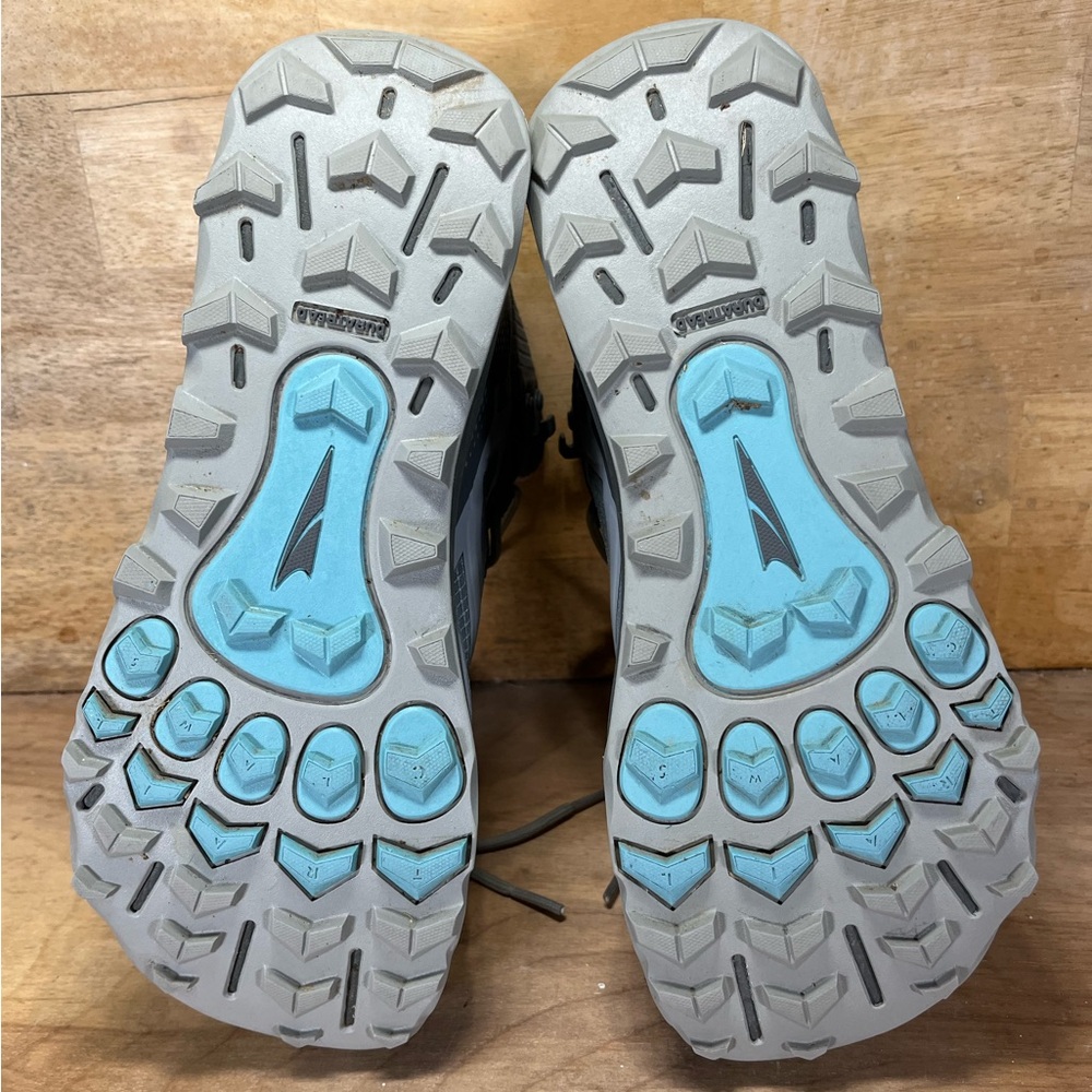 Altra Lone Peak All Weather WATERPROOF Womens Size 8.5 Hiking Boots Shoes Gray - Picture 7 of 9